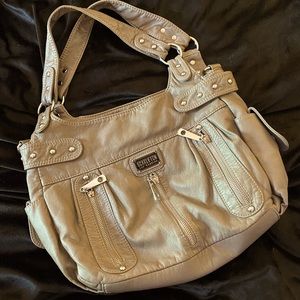Grey Satchel purse